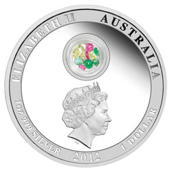 2012 Australian Christmas Locket 1oz Silver Coin