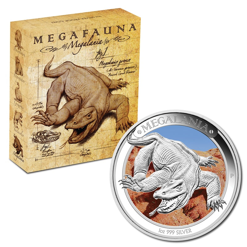 2014 Megafauna - Megalania 1oz Silver