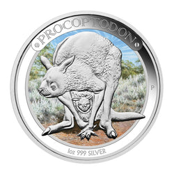 2013 Megafauna - Procoptodon 1oz Silver