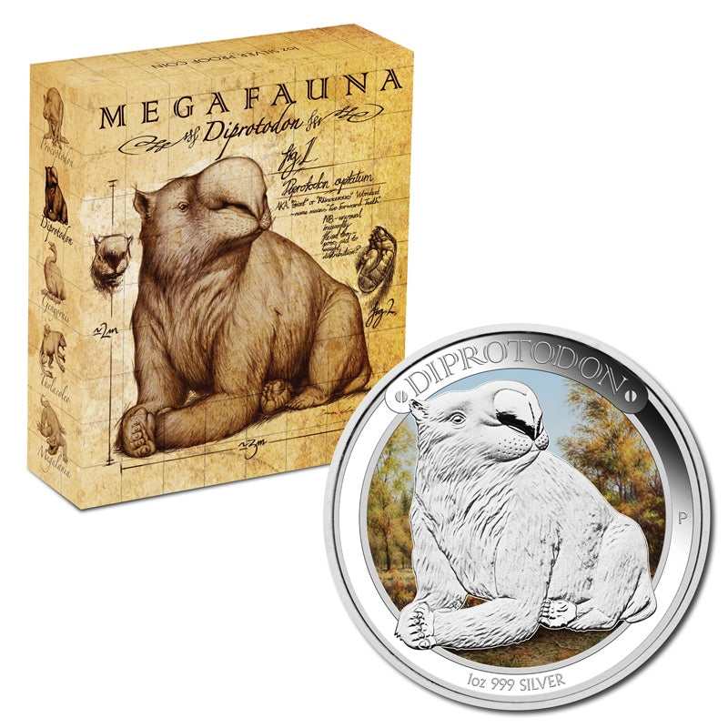 2014 Megafauna - Diprotodon 1oz Silver