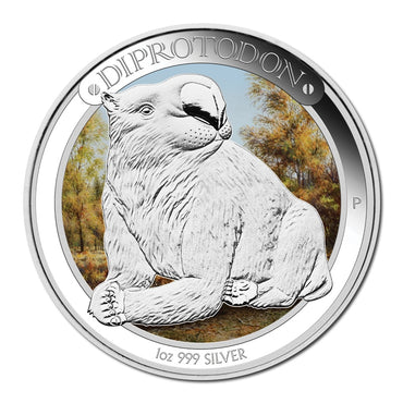 2014 Megafauna - Diprotodon 1oz Silver