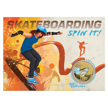 $1 2013 Young Collectors - Skateboarding Coloured UNC
