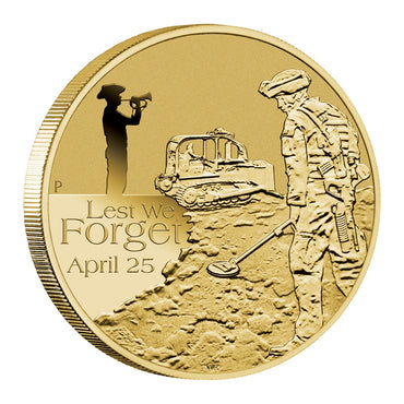2013 $1 ANZAC Day - Lest We Forget UNC