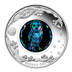 2014 Opal Series - Masked Owl 1oz Silver Proof