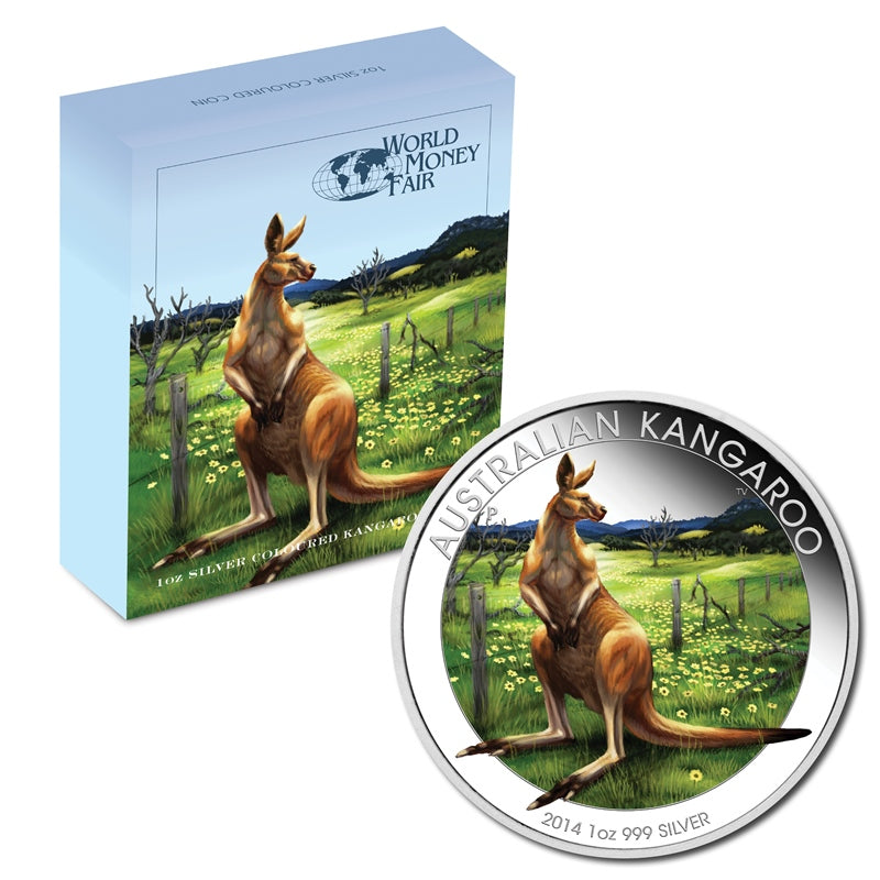 2014 Kangaroo WMF Berlin Show Special 1oz Silver