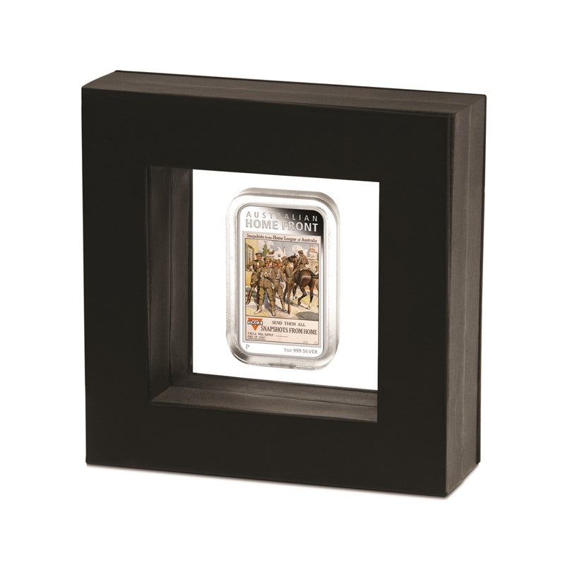2017 Australian Posters of WWI - Home League 1oz Silver