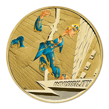 $1 2014 Super Powers- Invisibility Coloured UNC