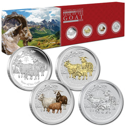 2015 Year of the Goat 1oz Silver Typeset Collection
