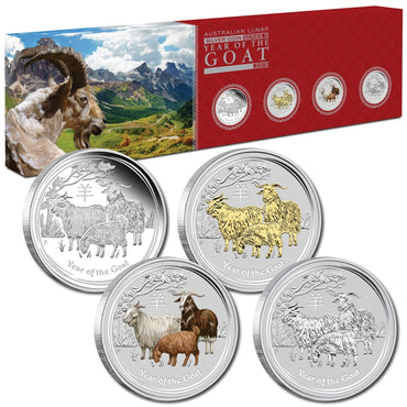 2015 Year of the Goat 1oz Silver Typeset Collection