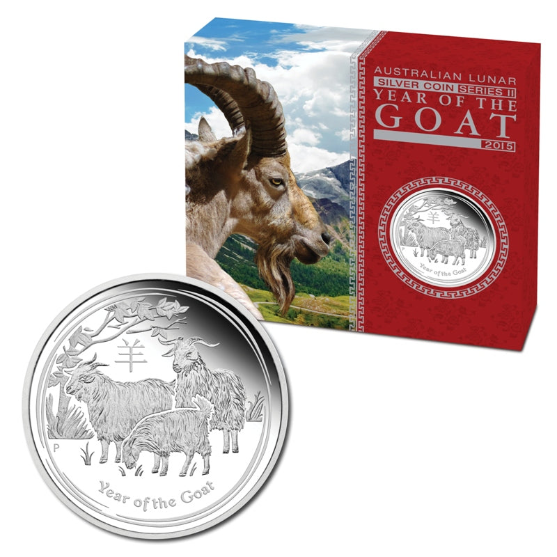 2015 Year of the Goat 1/2oz Silver Proof