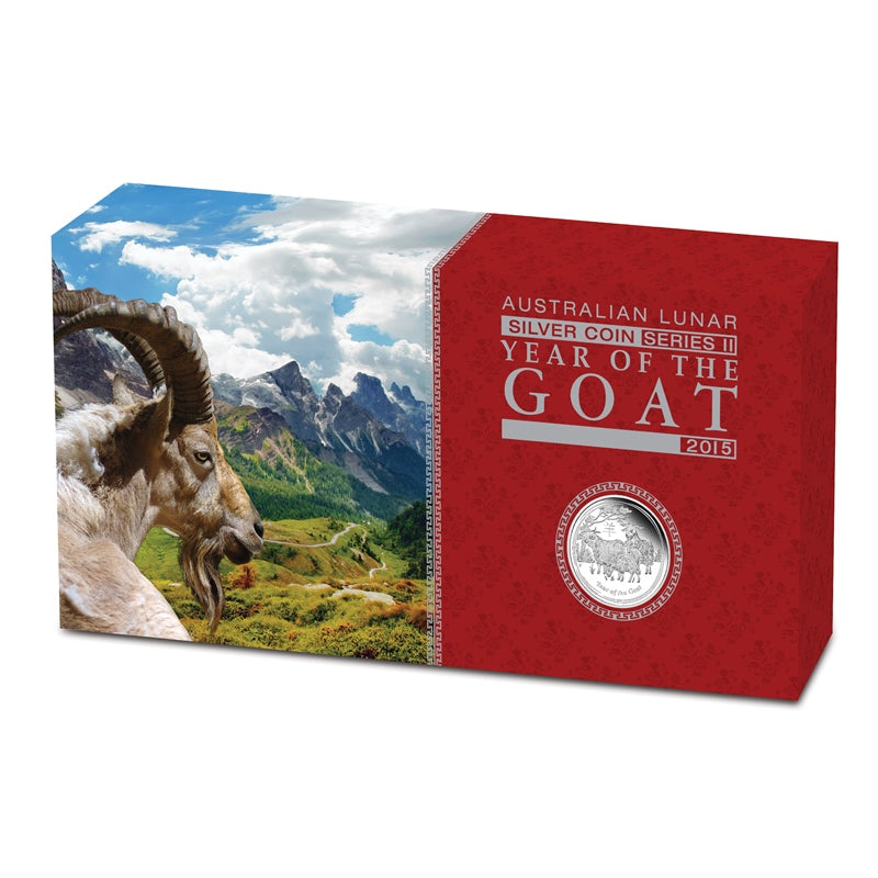 2015 Year of the Goat 3 Coin Silver Proof Set