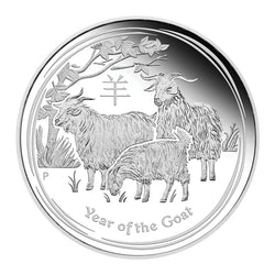 2015 Year of the Goat 3 Coin Silver Proof Set