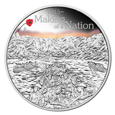 2015 The ANZAC Spirit - Making a Nation 1oz Silver Proof