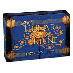 Tuvalu 2015 Lunar Goat Wealth & Wisdom 1oz Silver 2 Coin Coloured Set