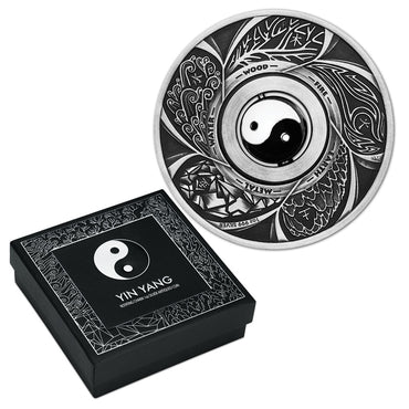 2016 Yin Yang Rotating Charm 1oz Silver Coin