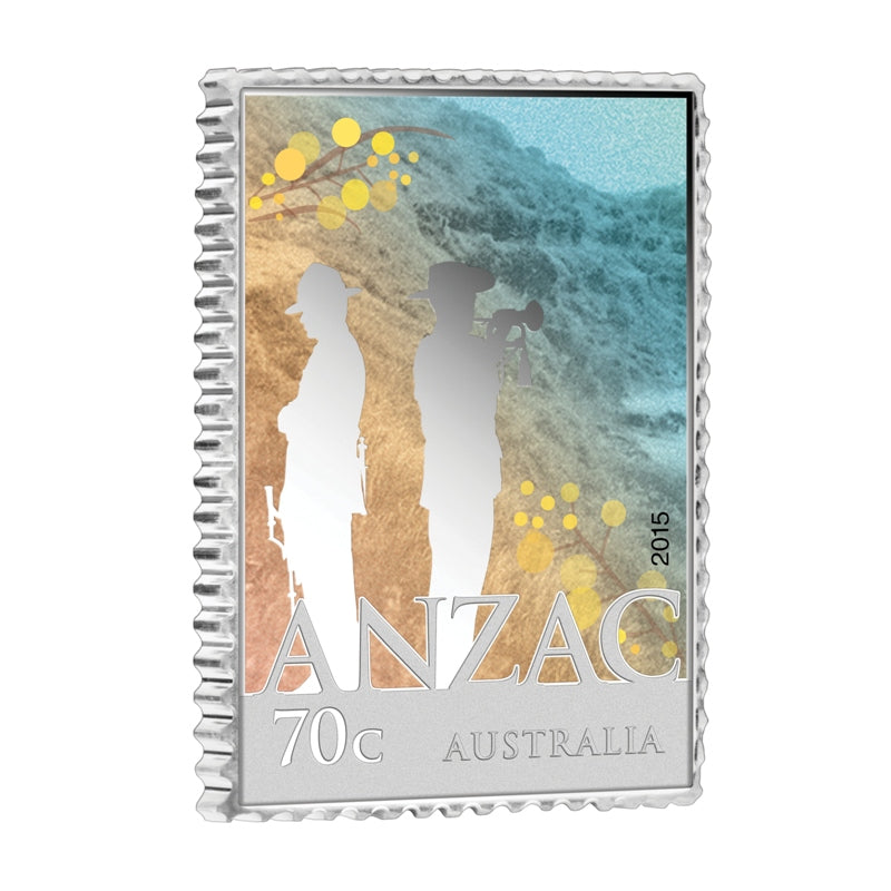 2015 ANZAC 1/2oz Coin & Stamp Set