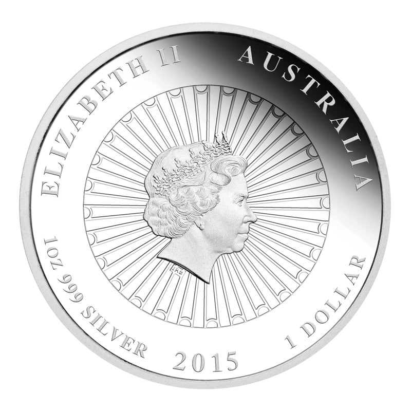 2015 Australian Mother of Pearl Shell 1oz Silver Proof