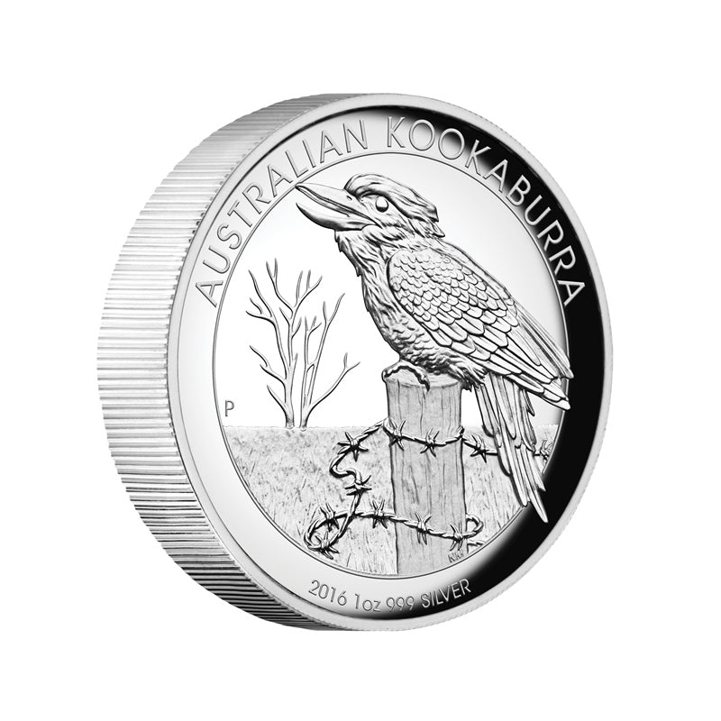 2016 Kookaburra 1oz Silver Proof High Relief