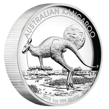2015 Kangaroo High Relief 1oz Proof