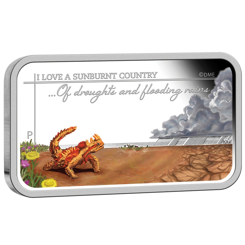 2015 Sunburnt Country 1oz Silver Rectangle Four Coin Set