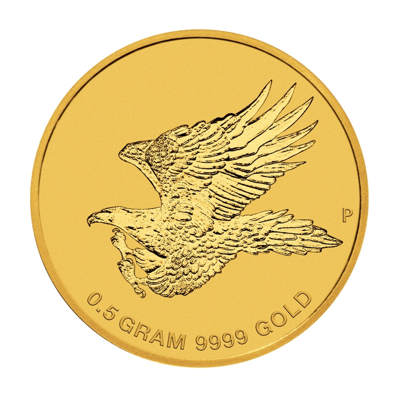 $2 2015 Wedge-Tailed Eagle Mini Gold 99.99% 0.5g
