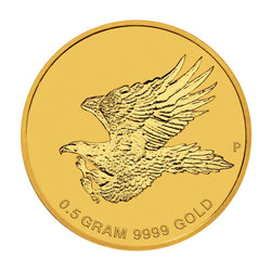 $2 2015 Wedge-Tailed Eagle Mini Gold 99.99% 0.5g