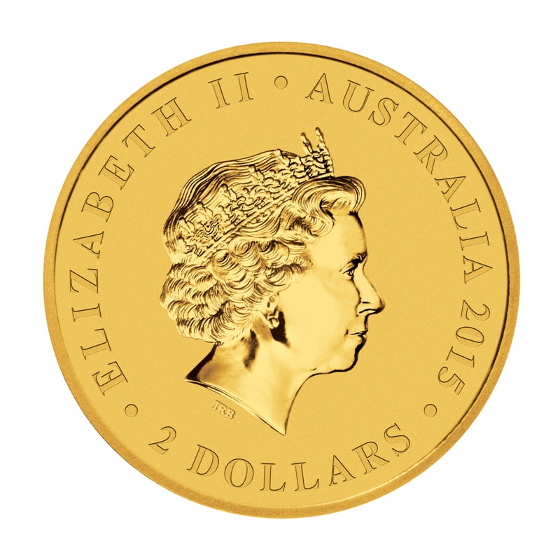 $2 2015 Wedge-Tailed Eagle Mini Gold 99.99% 0.5g