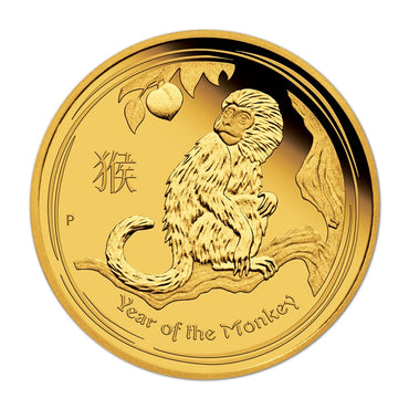 2016 Year of the Monkey 1/10oz Gold Proof