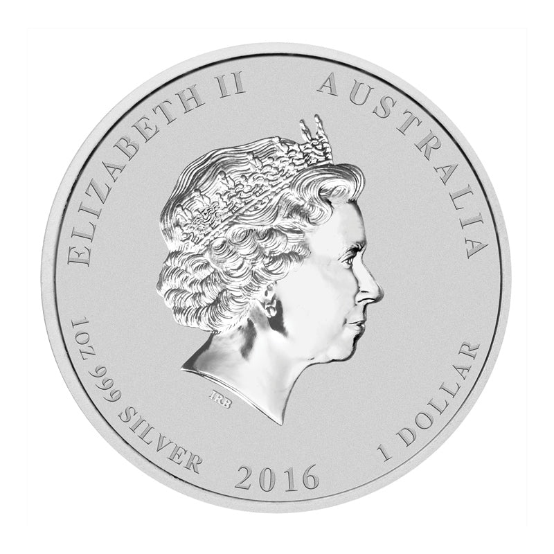 2016 Monkey King 1oz Silver Coloured Coin