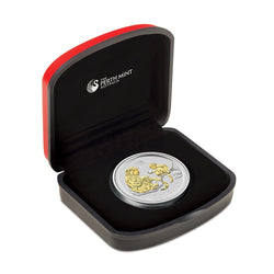 2016 Year of the Monkey Gilded 1oz Silver