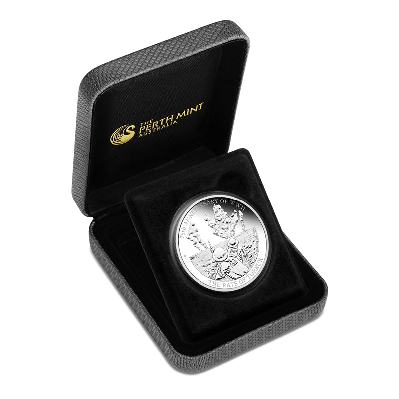 2016 75th Anniversary of WWII - The Rats of Tobruk 1oz Silver Proof
