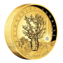 2016 Kimberley Sunrise 2oz Gold Proof High Relief Coin