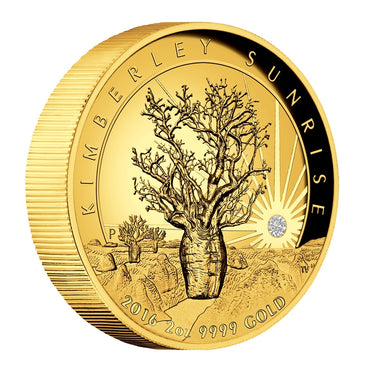 2016 Kimberley Sunrise 2oz Gold Proof High Relief Coin