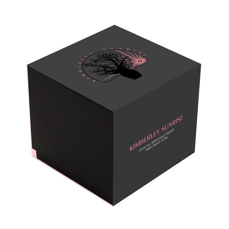 2016 Kimberley Sunrise 2oz Gold Proof High Relief Coin