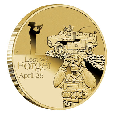 2016 $1 ANZAC Day - Lest We Forget UNC