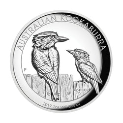 2017 Australian Kookaburra 1oz Silver Proof High Relief