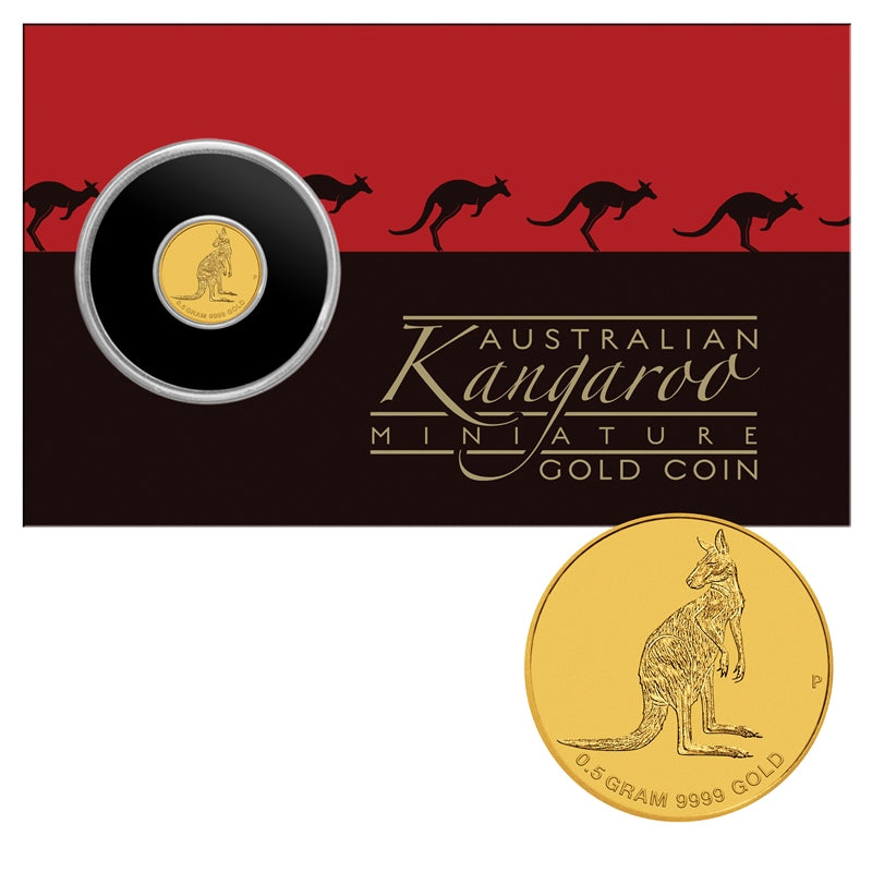 $2 2016 Kangaroo Mini Gold 99.99% 0.5g