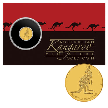 $2 2016 Kangaroo Mini Gold 99.99% 0.5g