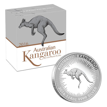 2016 Australian Kangaroo 1/4oz Silver Proof