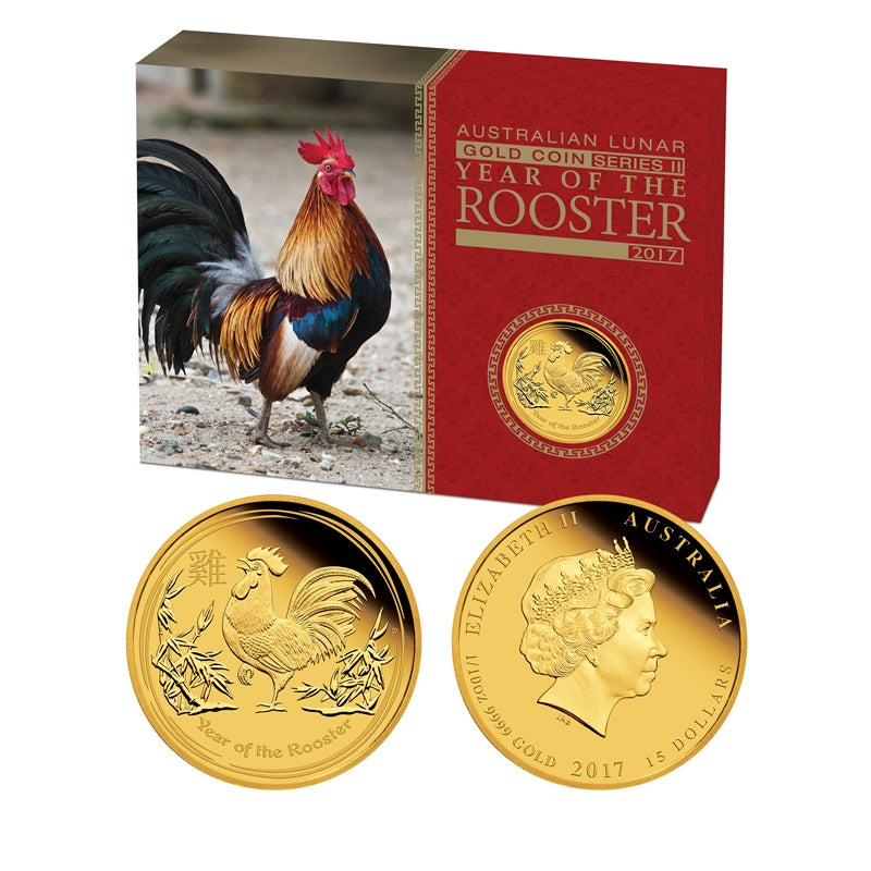 2017 Year of the Rooster 1/10oz Gold Proof