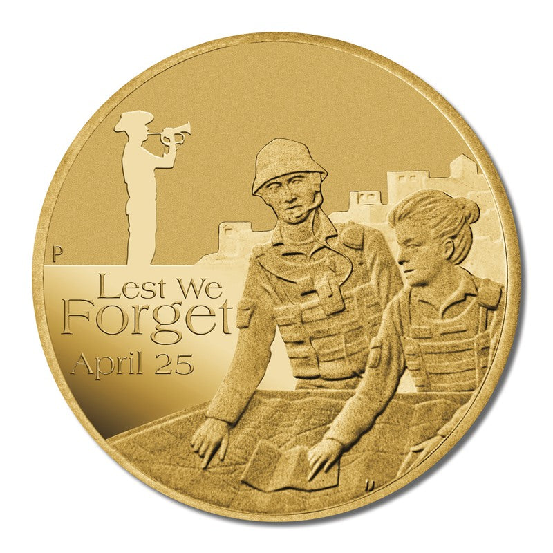 2017 $1 ANZAC Day - Lest We Forget UNC