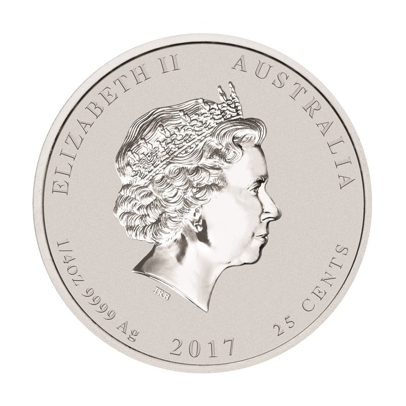 2017 Year of the Rooster 1/4oz Silver Coloured