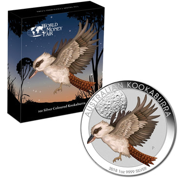 2018 Kookaburra 1oz Silver Coloured WMF Berlin Show Special