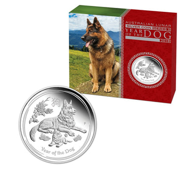 2018 Year of the Dog 1/2oz Silver Proof
