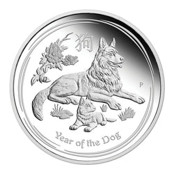 2018 Year of the Dog 3 Coin Silver Proof Set