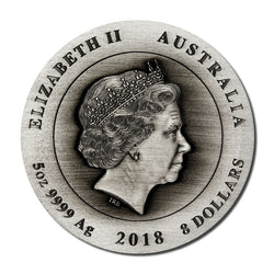 2018 The ANZAC Spirit - Hall of Memory 5oz Silver