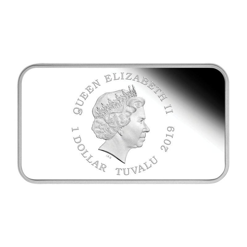 Tuvalu 2019 Lunar Pig Silver Rectangle 4 Coin Set