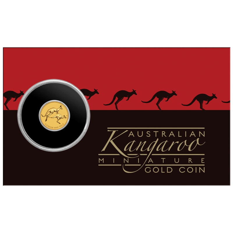 2018 Mini Kangaroo 0.5g Gold Coin | 2018 Mini Kangaroo 0.5g Gold Coin Reverse | 2018 Mini Kangaroo 0.5g Gold Coin Obverse