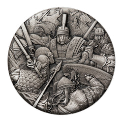 Tuvalu 2018 Ancient Warfare - Roman Legion 2oz Silver