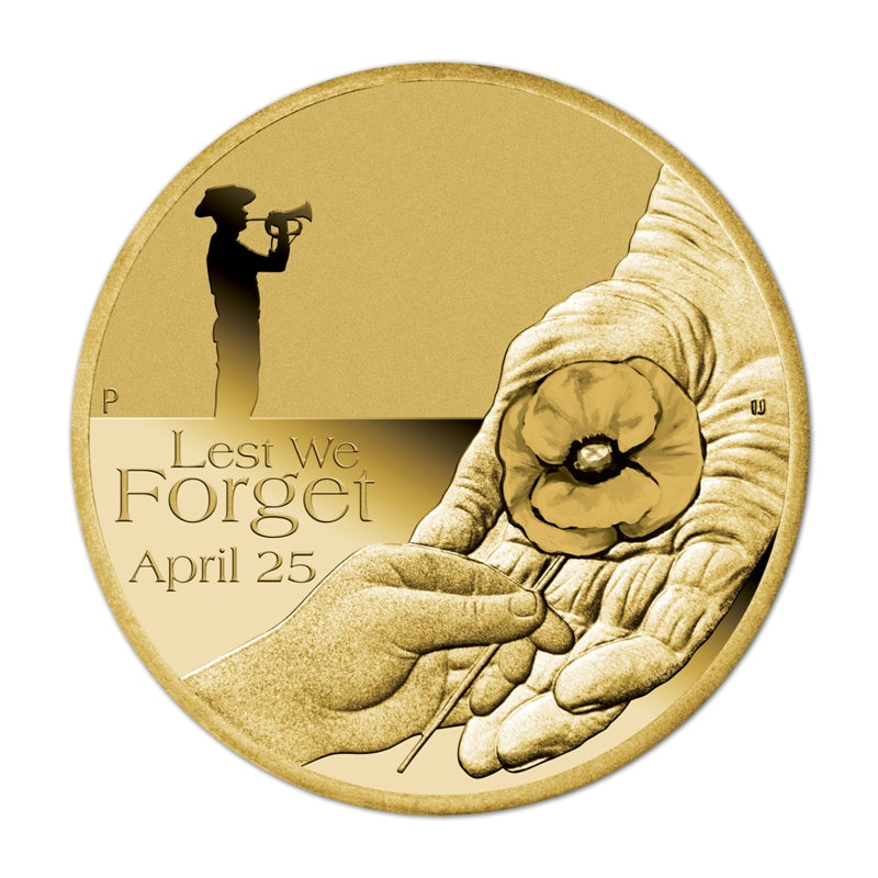 2018 $1 ANZAC Day - Lest We Forget UNC Coin